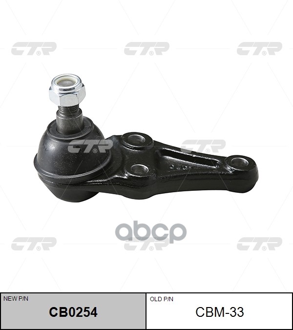 Опора Шаровая Нижняя Mitsubishi Pajero 99-, Pajero Sport 09-, L200/Triton 4Wd 05- (Нов Арт Cb0254) Cbm-33 CTR арт. CBM-33