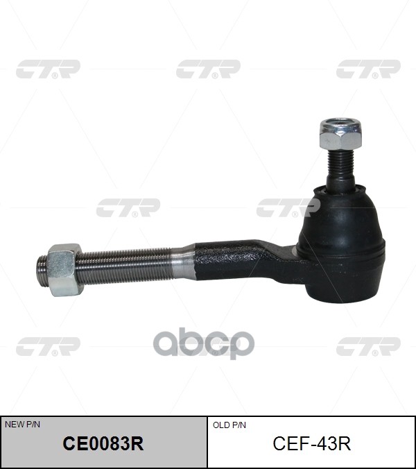 Наконечник рулевой тяги FORD Expedition 1997 ~ 2002 / F-150 / F-250 1997 ~ 2004 / Navigator 1997 ~ 2002 перед.прав. (старый а...