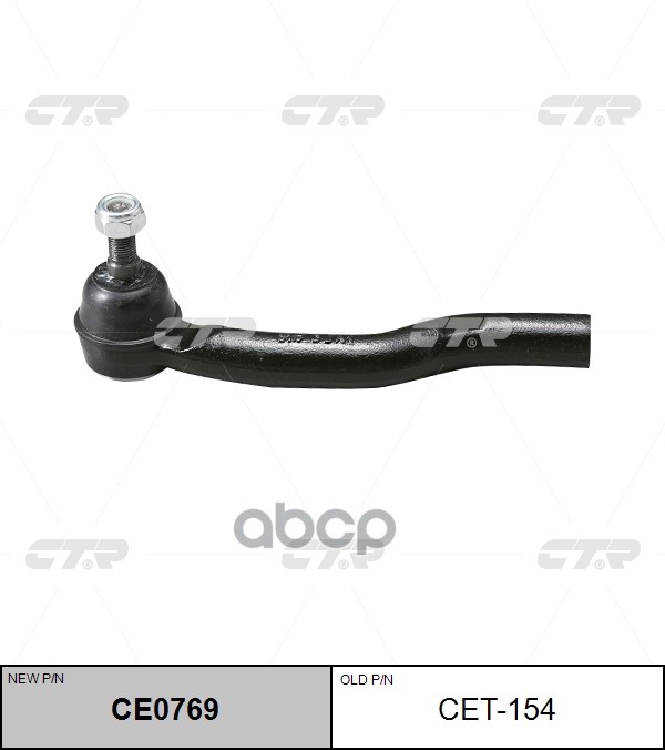 Наконечник рулевой тяги левый Toyota Camry 2001 ~ 2011 / Solara 2002 ~ 2008 / Avalon 2004 ~ 2012 ; L CTR арт. CE0769