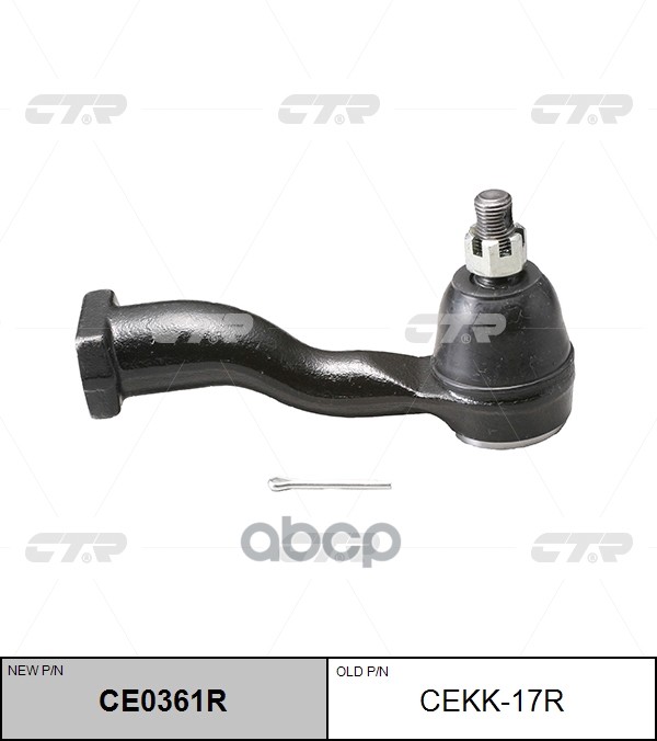 Наконечник Рулевой Тяги Внутр Правый Kia Sportage (93-02) (Нов Арт Ce0361r) Cekk-17R CTR арт. CEKK-17R