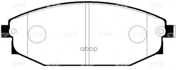 Колодки Тормозные Дисковые Передние Hyundai Galloper 3.0I/2.5Td 98 (Нов Арт Gk0471) Ckkh-17 CTR арт. CKKH-17