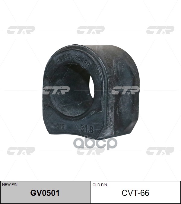 Втулка Стабилизатора Cvt-66 CTR арт. CVT-66