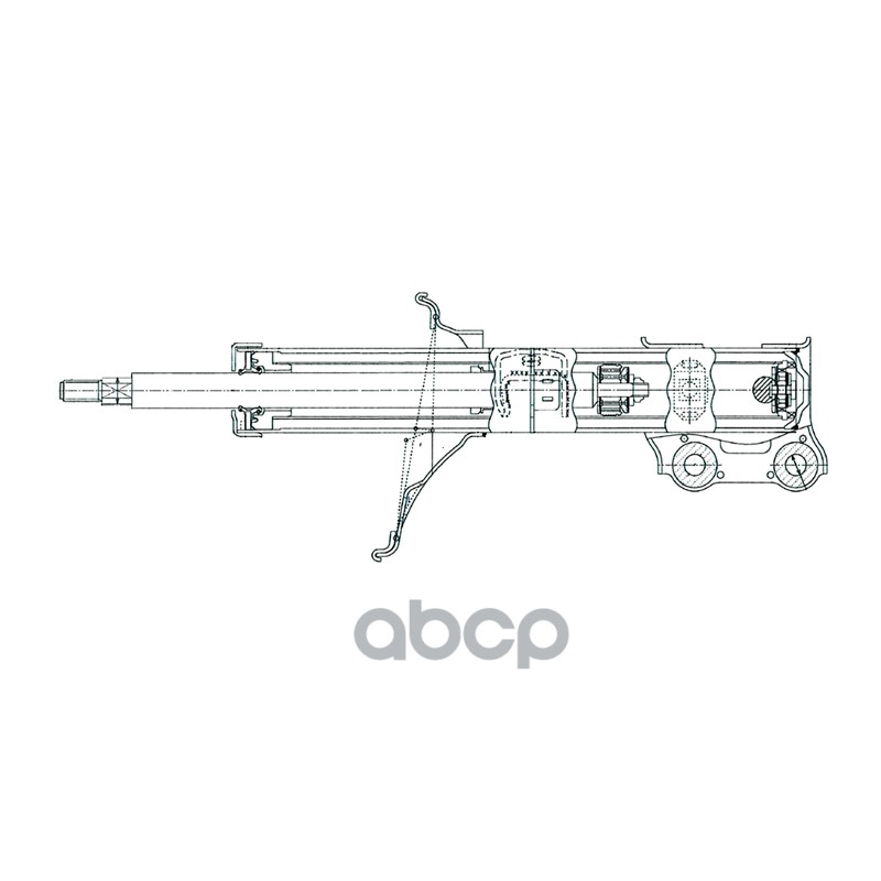 Амортизатор (Нов Арт Gy0607g) Передний Левый Cykh-410-G CTR арт. CYKH-410-G