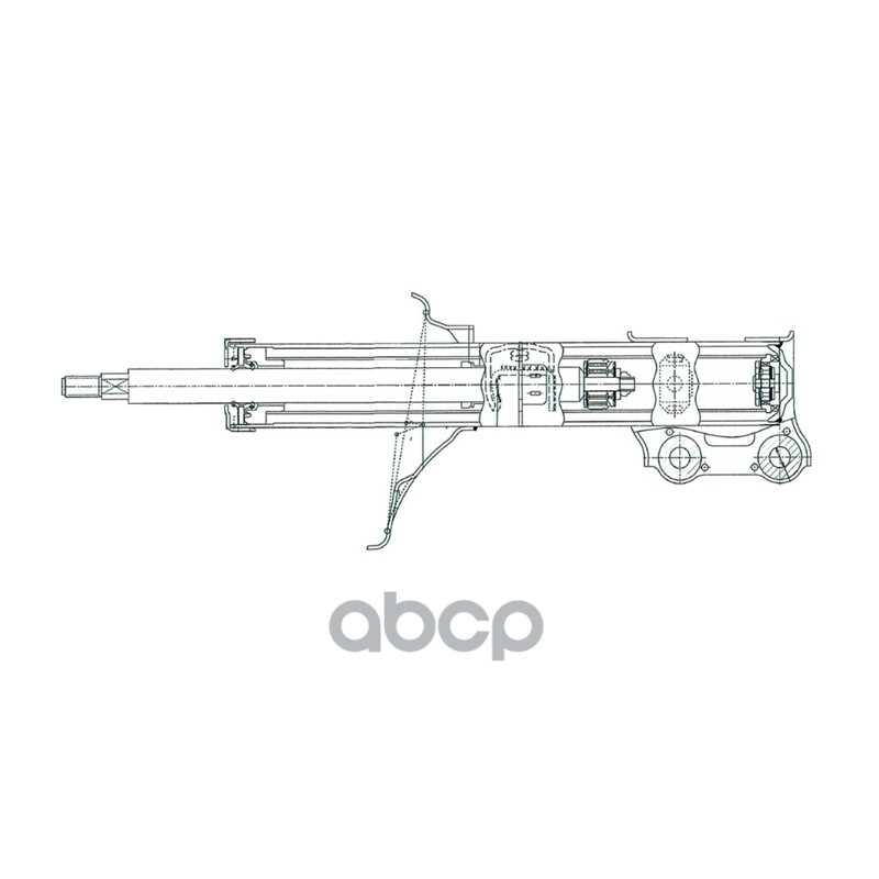 Амортизатор (Нов Арт Gy0621g) Передний Левый Cykh-424-G CTR арт. CYKH-424-G