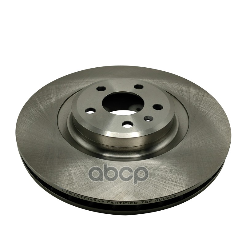 Диск тормозной вентилируемый передний Audi A4 2007 ~ 2016 / A5 2007 ~ 2017 / Q5 2008 ~ 2017 CTR арт. GD0243