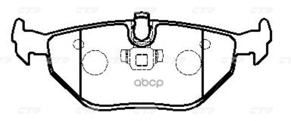 Колодки задние BMW E34 1.8-2.5TD 89-97/E32 3.0-5.0 85-94 CTR GK0003 CTR арт. GK0003