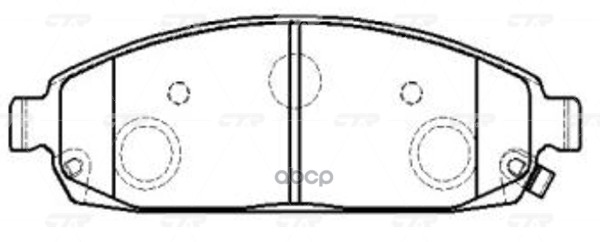 Колодки передние JEEP Grand Cherokee II-III 04-10 CTR GK0098 CTR арт. GK0098