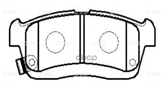 Колодки передние SUZUKI Ignis 2000->/SUBARU Justy 2003-> CTR GK0143 CTR арт. GK0143