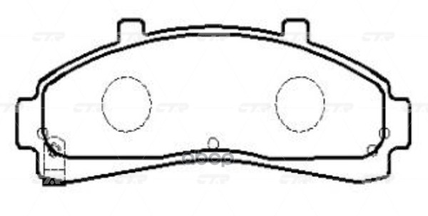 / Ckf-5 Колодки Тормозные Дисковые | Перед | CTR арт. GK0150