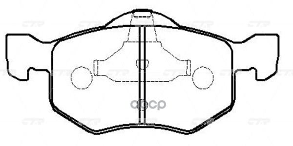 Колодки тормозные FORD Escape 2001 ~ 2004 / Maverick 2001 ~ 2004 Tribute 2000 ~ 2008 перед прав.лев. (старый арт. CKF-17) GK0...