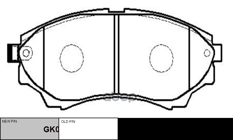 Колодки тормозные дисковые CTR арт. gk0178