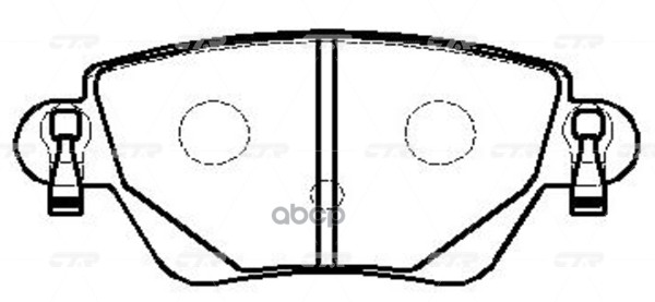 Колодки Задние Ford Mondeo Iii B4p, B5p, B5y 00-04 Ctr Gk0191 CTR арт. GK0191