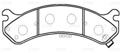 Колодки передние HAMMER H2 CTR GK0263 CTR арт. GK0263
