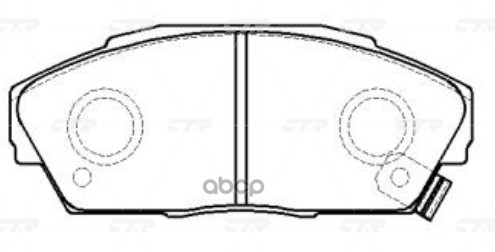 / Ckho-9 Колодки Тормозные Дисковые | Перед | CTR арт. GK0326
