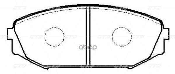 / Ckho-13 Gk0330 Колодки Тормозные Дисковые CTR арт. GK0330