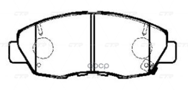 / Ckho-66 Gk0383 Колодки Тормозные Дисковые | Перед | CTR арт. GK0383