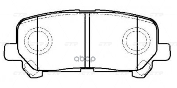 Колодки задние HONDA Pilot 09->/ACURA MDX 07-09 CTR GK0401 CTR арт. GK0401