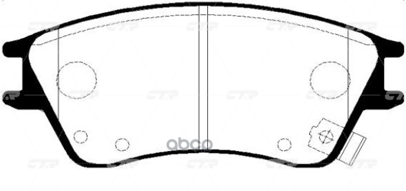 Колодки тормозные HYUNDAI Matrix 2001 ~ 2010 перед прав.лев. (старый арт. CKKH-20) GK0474 CTR арт. GK0474