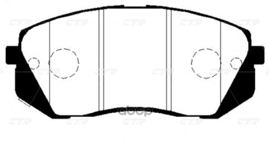 Колодки тормозные дисковые передние Hyundai iX20 2010 ~ / iX35 2009 ~ ; KIA Carens 2006 ~ 2013 / Spo CTR арт. GK0501