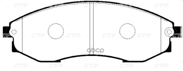 Колодки тормозные дисковые передние Hyundai Centennial / Equus 1999 ~ 2009 ; SsangYong Istana 1995 ~ CTR арт. GK0559