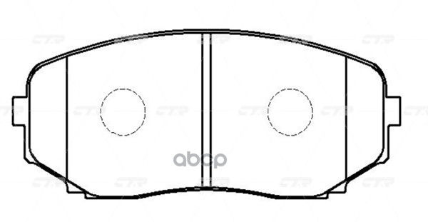 Колодки тормозные MAZDA CX-7 2006 ~ 2015 / CX-8 2017 ~ / CX-9 2006 ~ 2017 / 8 MPV 2010 ~ / MPV 1999 перед прав.лев. (старый а...