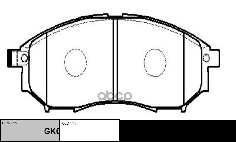 Колодки тормозные NISSAN Navara 2005 ~ / Murano 2010 ~ / Qashqai 2006 ~ 2014 / Pathfinder 2005 ~ / Fr перед прав.лев. (старый...