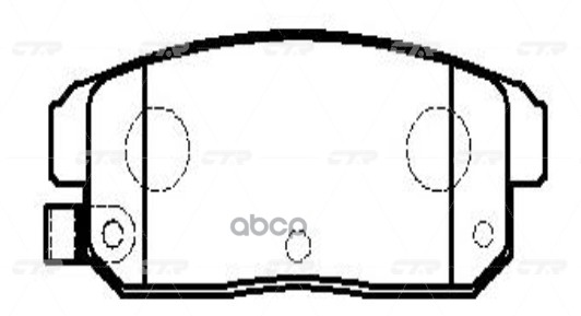 Колодки тормозные дисковые задние Nissan Maxima 1999 ~ 2008 / Primera 2001 ~ 2005 / Sentra 2001 ~ 20 CTR арт. GK0734