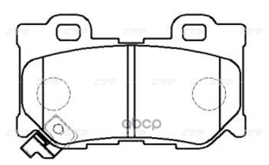 Колодки задние INFINITI FX35/FX37/FX50/G37/NISSAN Z350 08-> CTR GK0740 CTR арт. GK0740