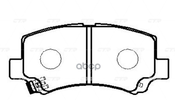 Колодки Тормозные Suzuki Solio 2005 ~ 2010 / Wagon R Solio 2000 ~ 20 Ctr Gk0941 CTR арт. GK0941