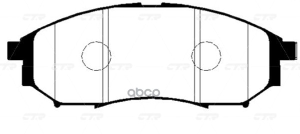 Колодки тормозные NISSAN 350Z 2002 ~ 2008 INFINITI FX 2006 ~ 2008 / G 2006 ~ / M 2004 ~ / Q 2006 ~ перед прав.лев. (старый ар...