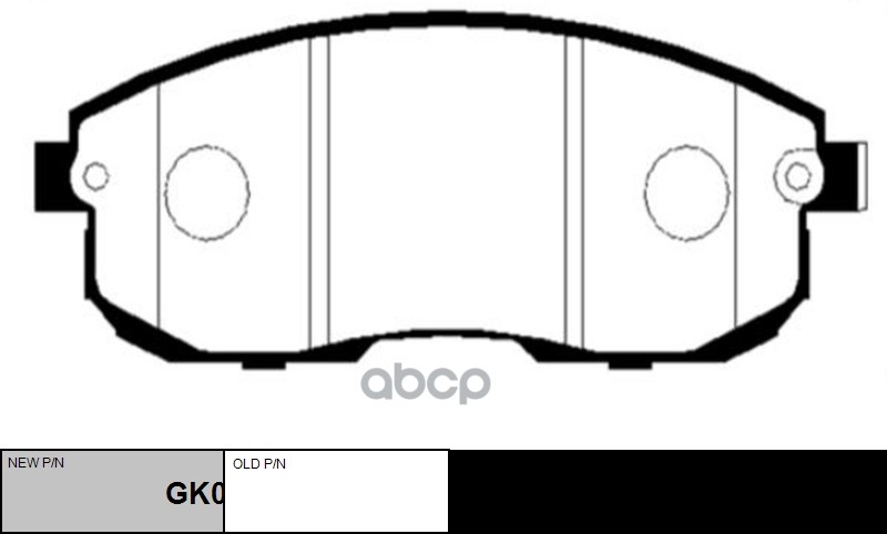 Колодки тормозные NISSAN 180SX 1991 ~ 1999 / 200SX 1988 ~ 1994 / 350Z 2002 ~ / Altima 2004 ~ 2012 / перед прав.лев. (старый а...