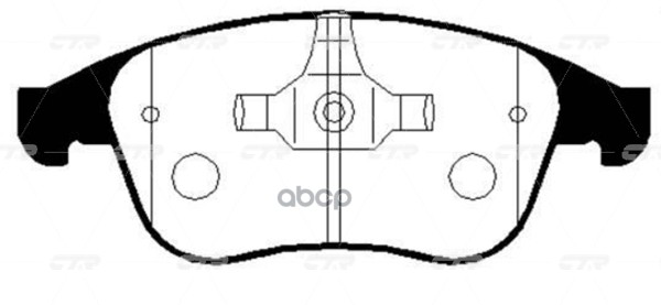 Колодки тормозные дисковые передние Renault Clio 2012 ~ 2019 / Laguna 2007 ~ 2015 / Latitude 2010 ~ CTR арт. GK0987