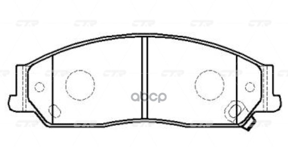Колодки тормозные TOYOTA Camry 1991 ~ 1996 / Celica 1993 ~ 1999 LEXUS LS 400 1989 ~ 1995 / ES 300 1 перед прав.лев. (старый а...