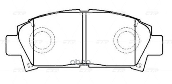 Колодки передние CTR GK1116 CTR арт. GK1116