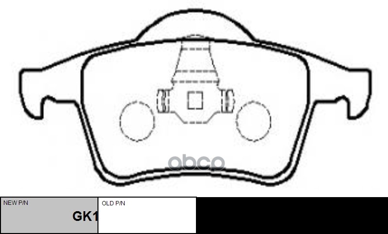 Колодки тормозные дисковые задние Volvo S60 2000 ~ 2009 / S80 1998 ~ 2006 / V70 1996 ~ 2008 / XC70 2 CTR арт. GK1221