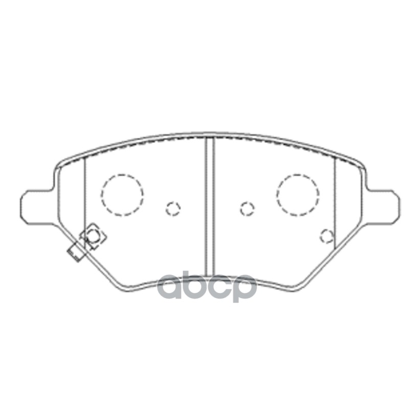 Колодки тормозные дисковые CHERY A3 2010 - / A5 2006 - / M11 2010 - / Q22 2012 - / Fora A516 2009 - CTR арт. gk1544