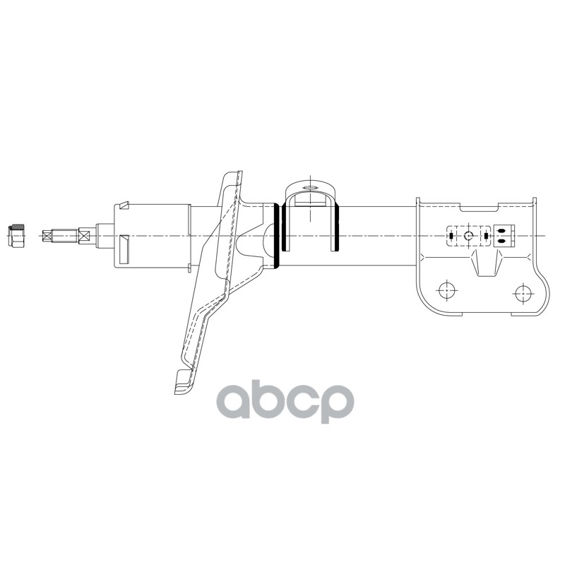 Амортизатор передней подвески правый HYUNDAI H1 / STAREX 2013-2015 CTR арт. gy1691g