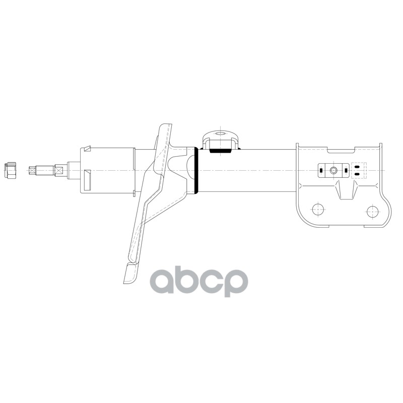 Амортизатор передней подвески левый HYUNDAI H1 / STAREX 2013-2015 CTR арт. gy1692g