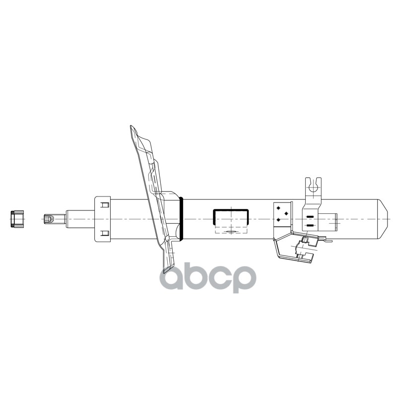 Стойка передняя Nissan Qashqai 13-22 / X-Trail 13-22 (Слева) CTR арт. GY1918G