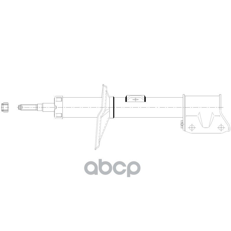 Амортизатор подвески передний Renault Duster 2010 ~ / Kaptur 2016 ~ ; Nissan Terrano 2014 ~ CTR арт. GY1933G