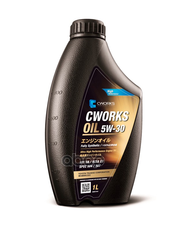CWORKS Масло моторное OIL 5W-30 SPEC  504/507 1L A130R1001