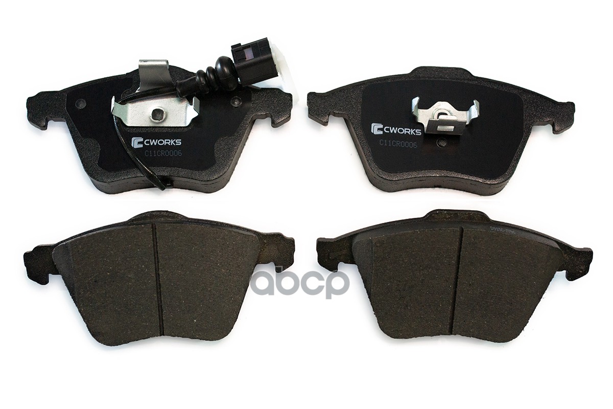 Колодки тормозные дисковые передние  Low Metallic A3 [8P1] (2003>)/GOLF V (2004> CWORKS арт. c11cr0006