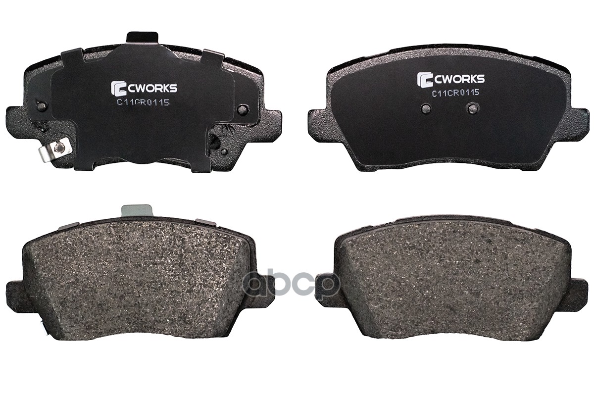 Тормозные колодки передние Low Metallic C11CR0115 CWORKS арт. C11CR0115