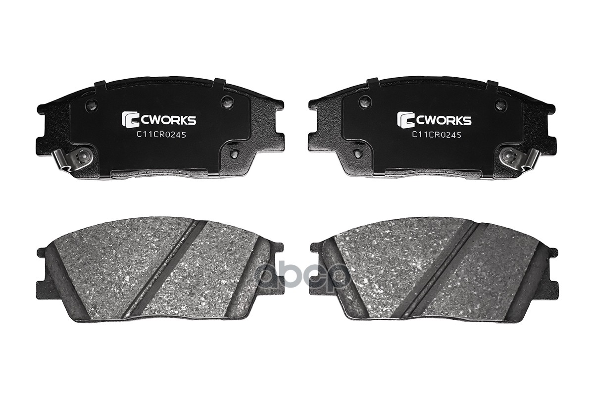 Тормозные колодки передние, Low Metallic C11CR0245 CWORKS арт. C11CR0245