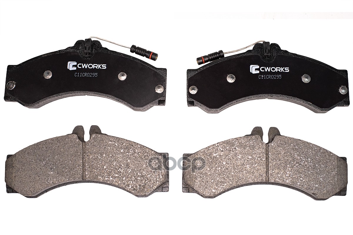 Тормозные колодки передние, Low Metallic C11CR0295 CWORKS арт. C11CR0295
