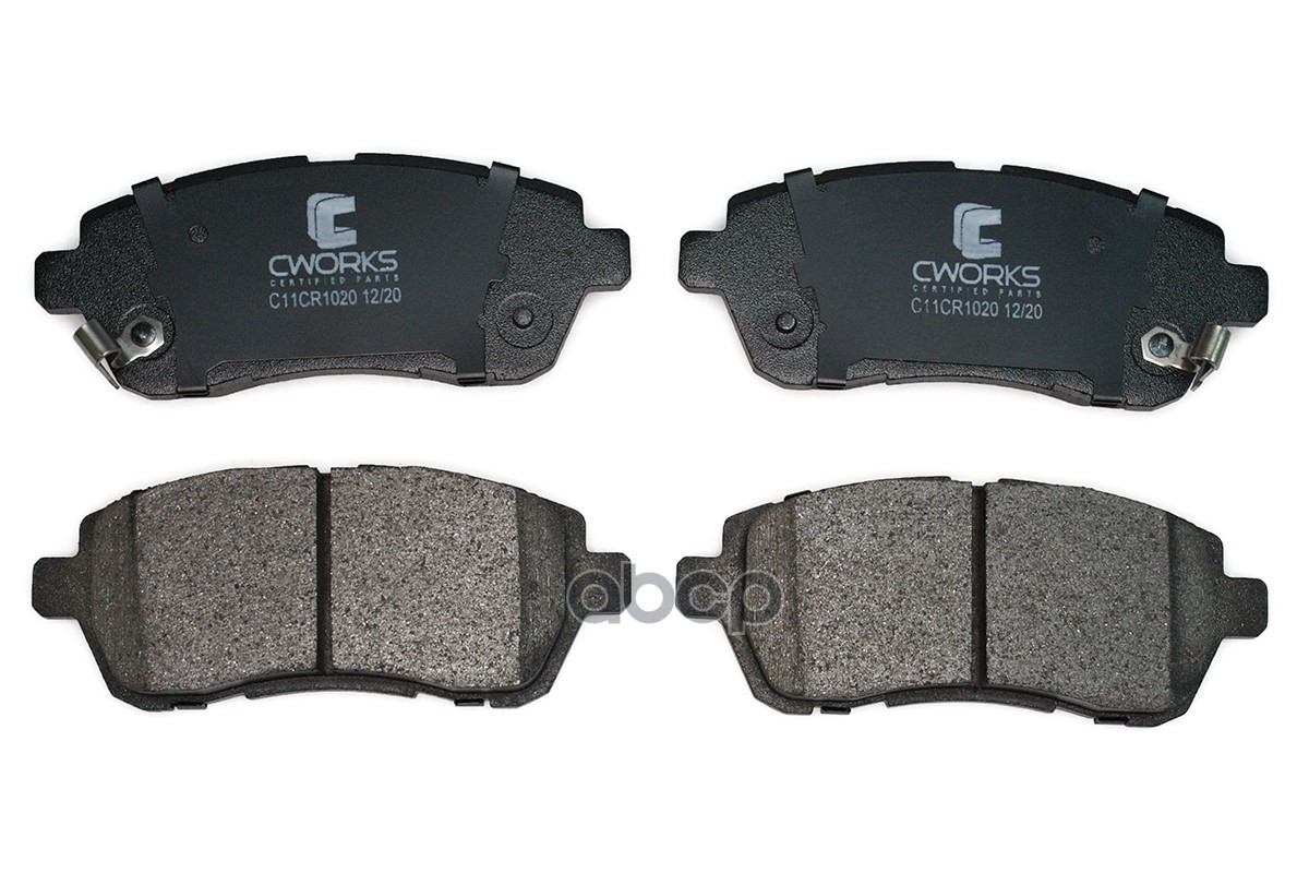 Тормозные колодки передние (Low Metallic) CWORKS C11CR1020 CWORKS арт. C11CR1020