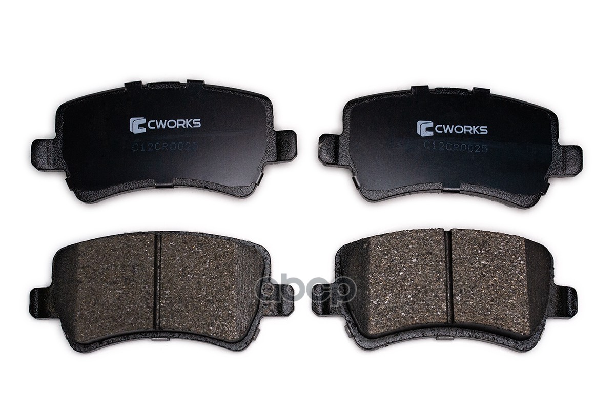 Тормозные колодки задние Low Metallic C12CR0025 CWORKS арт. C12CR0025