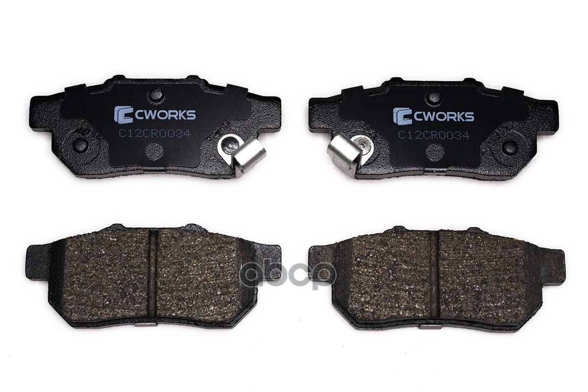 Тормозные колодки задние Low Metallic C12CR0034 CWORKS арт. C12CR0034