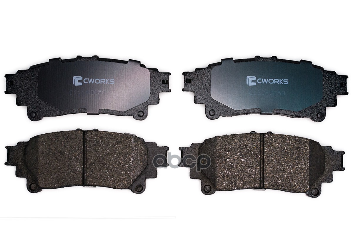 Тормозные колодки задние Low Metallic C12CR0058 CWORKS арт. C12CR0058