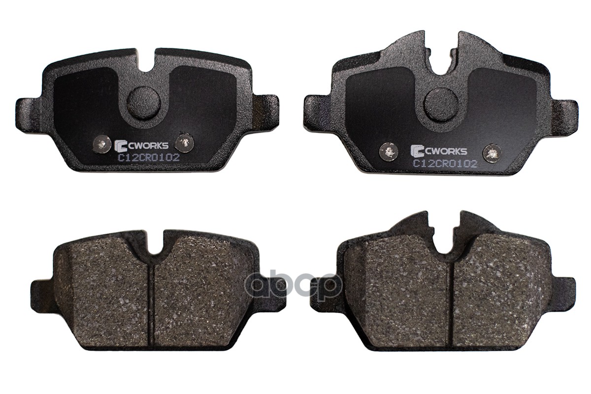 Колодки тормозные задние (Low Metallic) BMW CWORKS арт. c12cr0102